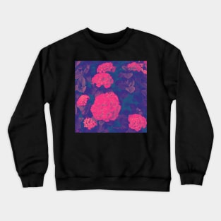 Pink Rhododendron - Dark Version Crewneck Sweatshirt